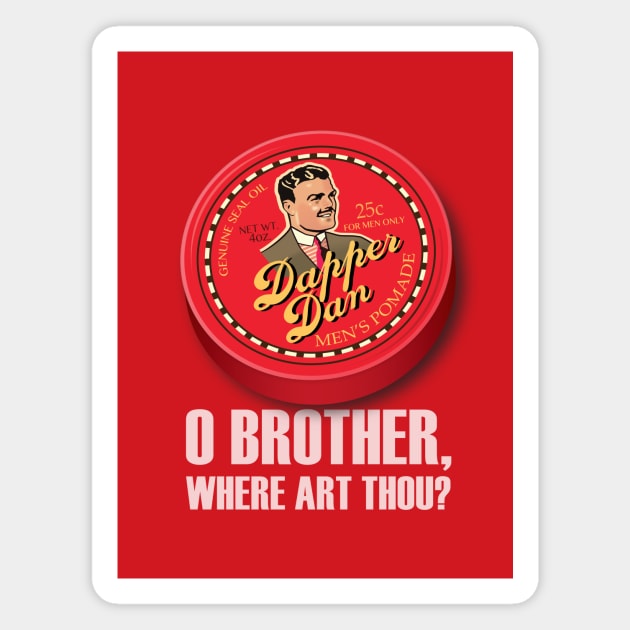 O Brother, Where Art Thou? - Alternative Movie Poster Magnet by MoviePosterBoy